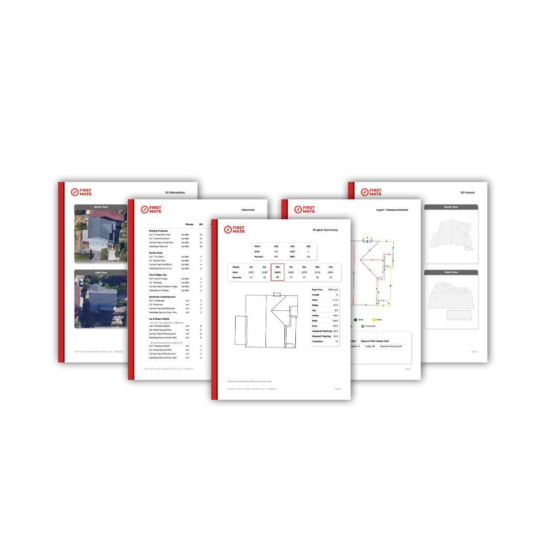 $20 Roof Measurement Reports Interface